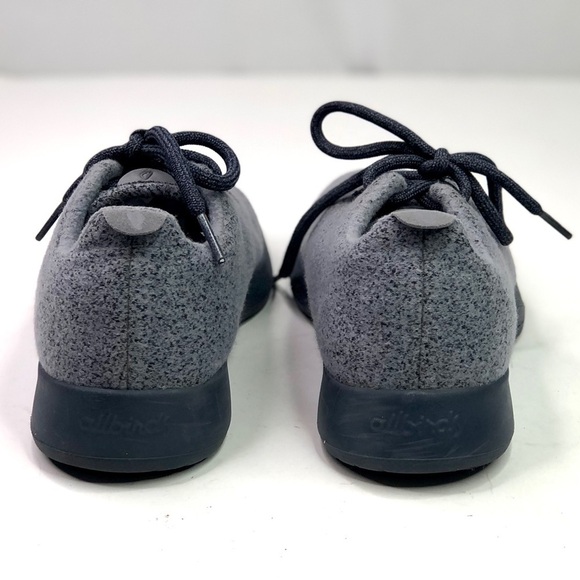 allbirds wool runners trainers sneakers lace up grey speckle merino wool size 8 - Picture 3 of 10
